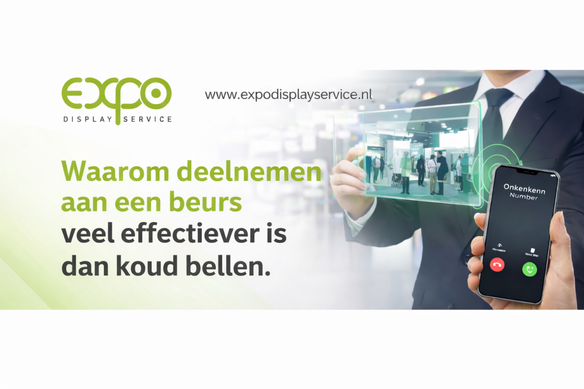 Waarom deelnemen aan een beurs veel effectiever is dan koud bellen