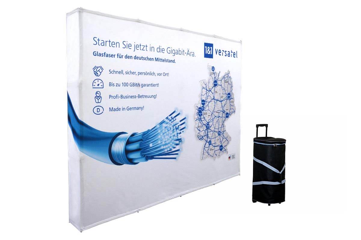 Expo Fabric – Pop-up Wand met stretch stof