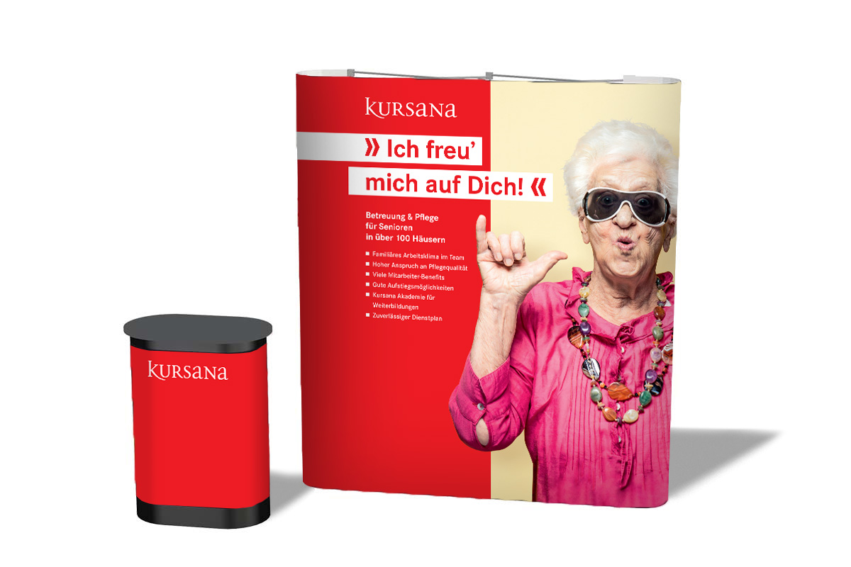 Expo Rechte pop up presentatiewand