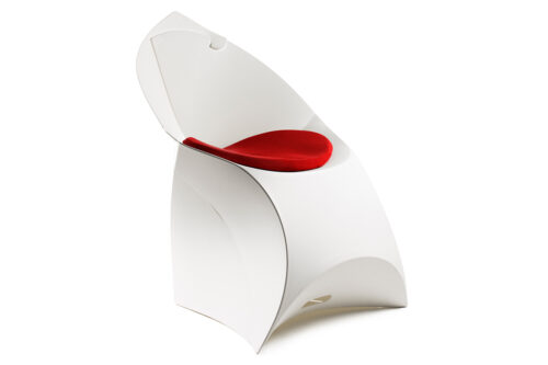 Flux-Chair-White-Pad-Red-1