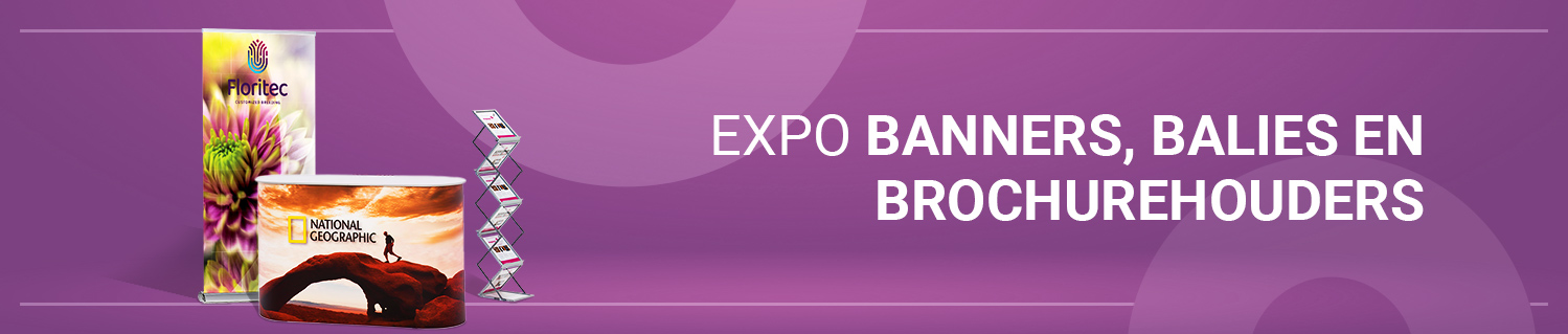 Banners, Balies en Brochurehouders